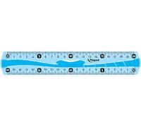 Maped - Flashlineal Flex, Righello in plastica infrangibile con manico, 20 cm, colori assortiti