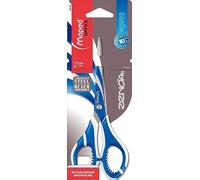 Maped Forbici ergonomiche Zenoa Fit 17 cm – simmetriche, bimateriale, soft