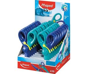 Maped - Forbici scolastiche - Kidi Pulse - Forbici per bambini - Ideale per imparare a tagliare - Non guidare l'elettricità - Non tagliare la pelle e i capelli - Materiale scolastico