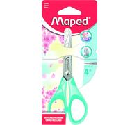 MAPED - Forbici Sensoft 13 Cm con anelli flessibili ed ergonomia 3D - Forbici dai 4 anni - Per asilo e elemtari - Punta arrotondata per una massima sicurezza - Colori pastello casuali