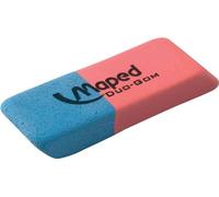 Maped Gomma da cancellare in gomma 10 duo-gom, media, blu/rosso