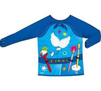 GREMBIULE MANICHE LUNGHE BLU