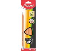 Blister 6 Matite HB con Gomma Maped 851731 Conf. da 12 PZ