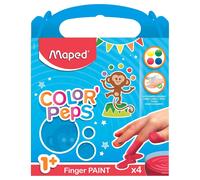 Maped Helix Colore Passeggino il Mio Primo Dito Pittura Pentola 4 IN Pacco
