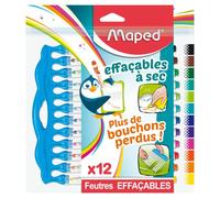 Maped marker' Peps innovazione 741845 12 Pennarelli Cancellabili a Secco
