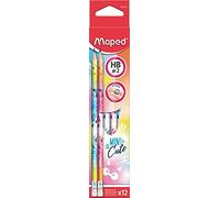 Maped - Matita ergonomica e mina HB resistente, Colori assortiti, 1 pezzo