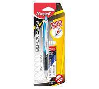 Maped Black Peps Portamine automatico No Click da 0,5 mm rosa e 12 mine