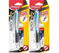 Maped - Matita meccanica Blackpeps 0,5 mm+ Graffiti - Colore casuale - Confezione da 2 materiale da ufficio (assortito)