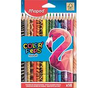 Pastelli Triangolari MAPED Color'Peps Animali 18 Pezzi