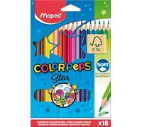 Matite colorate Maped Star scatola da 18