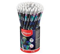 Maped - Matite in grafite Deepsea Paradise - Matite per carta HB punta in gomma