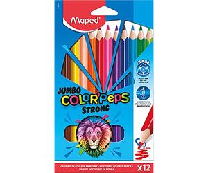 Maped Pastelli Strong Jumbo Color Peps 12 Col