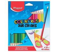 WIGO - Pastelli Triangolari Duo Color'Peps In Box X24 Col - NUOVO