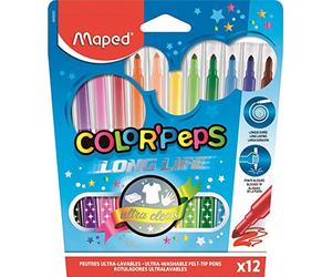 Maped- Pennarelli, Multicolore, 845020