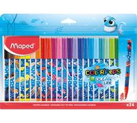 Set di pennarelli lavabili Maped Color'Peps Ocean Life