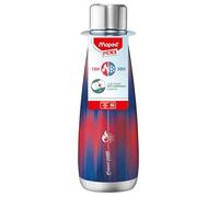 Maped Picnik - Bottiglia termica in acciaio inossidabile, impermeabile, a doppia parete, lunga conservazione fredda e calda, decorazione Ikat, 500 ml