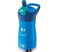 Maped Picnik Concept Kids - Borraccia per bambini con cannuccia - Apertura automatica con pulsante - Facile da pulire - Corpo in acciaio inossidabile - Blu - 430 ml 871203