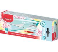Maped - Pinza pinzatrice in metallo universale - Compatibile con graffette n. 24/6 e 26/6 - Capacità 20-25 fogli - Con 400 punti 26/6 Incluse - Colore pastello Blu