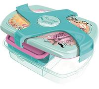 Maped Portapranzo per bambini Picnik Concept con 3 scomparti, di cui 1 scomparto impermeabile e rimovibile senza BPA o ftalati, Paris Fashion, 1,78 litri