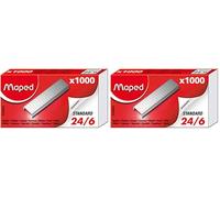 MAPED Punti N 24/6 in Sc 1000 Pz (Confezione da 2)