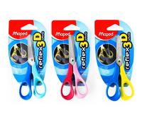 Maped Reflex 3D Vivo Destrorso per Bambini Forbici 12cm/10.2cm Confezione Di 3