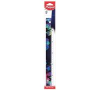 Maped - Regola 30 cm Deepsea Paradise- Regola scolastica decorata - Ergonomico e leggero - Triplo decimetro con gradazione in millimetri