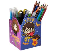 Maped - Set da disegno - Collezione Harry Potter - 35 pezzi per fai da te - Include forbici per bambini, matite colorate, pennarelli colorati, adesivi e 1 portapenne per il montaggio