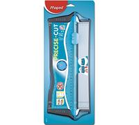 Maped - Taglierina per carta A4 con taglio preciso - Con sistema di sicurezza a lama retrattile automatica - Capacità di taglio di 5 fogli - Per tagliare carta, foto, scrapbooking - 2 lame incluse