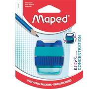 Maped - Temperamatite 1 Foro Kidy Learn Concentration - Con Serbatoio - Anelli Soft Rotanti - Funzione Clean - Riserva Grande Capacità