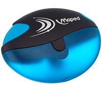 Maped - Temperamatite Galactic - 1 foro - Temperamatite con serbatoio + Ejecte-miniera - Colore blu