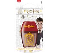 Maped - Temperamatite Harry Potter con serbatoio e 1 foro per bambini - Ergonomico e design - License Harry Potter ufficiale - Gryfondoro - Confezione riciclabile