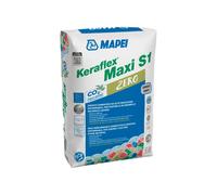 MAPEI - KERAFLEX MAXI S1 ZERØ ADESIVO CEMENTIZIO AD ALTE PRESTAZIONI SACCO DA 25 KG. COLORE GRIGIO 1202425
