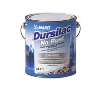 MAPEI DURSILAC NO RUST DA 2,5KG - Fondo antiruggine al solvente per esterni.