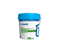 MAPEI Dursilite Bianco Facile Idropittura Traspirante per Interni, 14 Litri, Bianco, Finitura Opaca