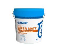 Mapei DURSILITE SUPER MATT Pittura Murale Lavabile Per Interni Super Opaca 4 L