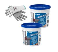 MAPEI Eco Prim Grip Plus Primer Adesione Pareti Pavimenti 2x1kg e Guanti Nitrile