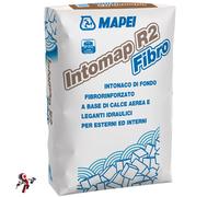 MAPEI INTOMAP R2 FIBRO KG25 INTONACO FIBRO RINFORZATO PER INTERNI ED ESTERNI