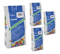 MAPEI Kit 4 Sacchi Lampocem 5 Kg, Legante Idraulico a Presa Rapida per Fissaggi, Grigio