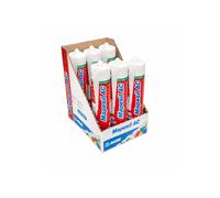 MAPEI Mapesil AC Sigillante Siliconico Acetico, Tecnologia BioBlock®, Antimuffa, per Bagni e Cucine, 310ml, Confezione da 6 Pezzi (Seta - 134)