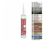 Mapei Mapesil colore 100 (bianco) - Sigillante siliconico acetico puro, resistente alle muffe, esente da solventi. …