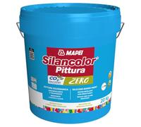 MAPEI Silancolor Pittura Zero Silossanica, Idrorepellente, Traspirante, Resistente a Muffe e Alghe, per Facciate Esterne e Pareti Interne, Bianco, 20 kg