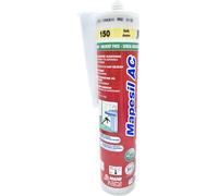 MAPEI Sigillante in silicone Mapesil AC – resistente, antimuffa, acetico per fughe colorate 310 ml