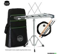 MAPEX MPK32P Glockenspiel 32 note KIT METALLOFONO PAD BACCHETTE CON BORSA