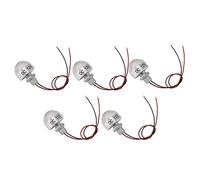 MAPHRWZ 5PCS LED In Ground Well Light DC 12V 1W Mini faretto incorporato Lampada da ponte a LED per armadio gioiello Soffitto Scala Paesaggio