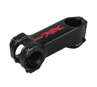 MAPHRWZ Attacco manubrio per bici da strada leggero in lega di alluminio, per biciclette ad alte prestazioni, angolo aggressivo di -10 gradi, peso 190 g, compatibilità versatile (Rossa)