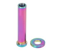 MAPHRWZ for Road Bike C Clamp Fixed Nuts, Titanium Alloy, Rust Proof, Oxidation Resistant, Fine Polished Surface, Easy to Install, Lightweight Design, for Better Riding Experience (Colorato)