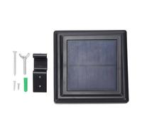 MAPHRWZ Luce solare per grondaia a LED IP65 a prova di pioggia dal tramonto all'alba Luce solare per grondaia per la decorazione del cortile della parete del recinto della piattaforma