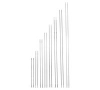 MAPHRWZ per ago per perline con apertura centrale, per collana fai-da-te, set di aghi per perline pieghevoli con occhio grande, 8 dimensioni, 16 pezzi, utensili manuali