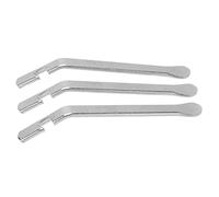 MAPHRWZ per leve per pneumatici da bici, acciaio inossidabile, design ergonomico, testa piatta, rimozione rapida, antiruggine, durevole, set da 3 pezzi