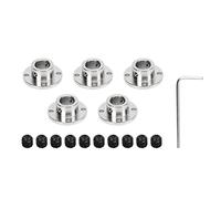 MAPHRWZ per modelli RC Accoppiamento a flangia, Acciaio Premium 45, Connettore per albero elettrolitico, Resistente e isolante, Installazione semplice, Ampia compatibilità per